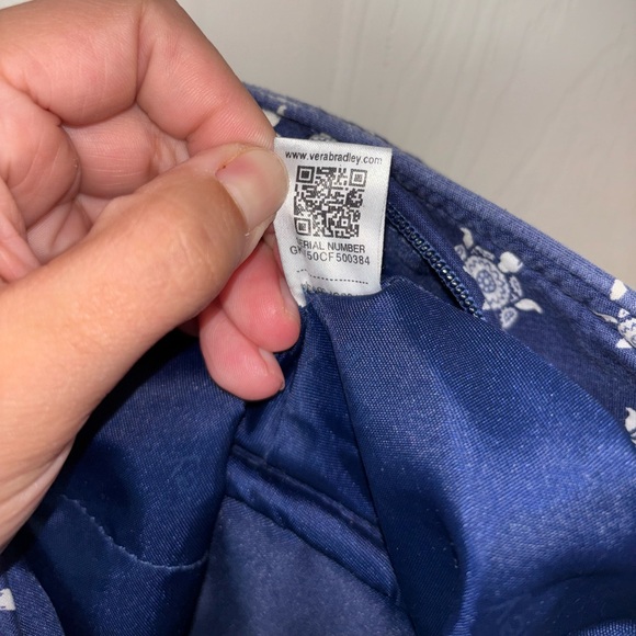 Vera Bradley Navy Sea Turtles purse - Picture 5 of 8